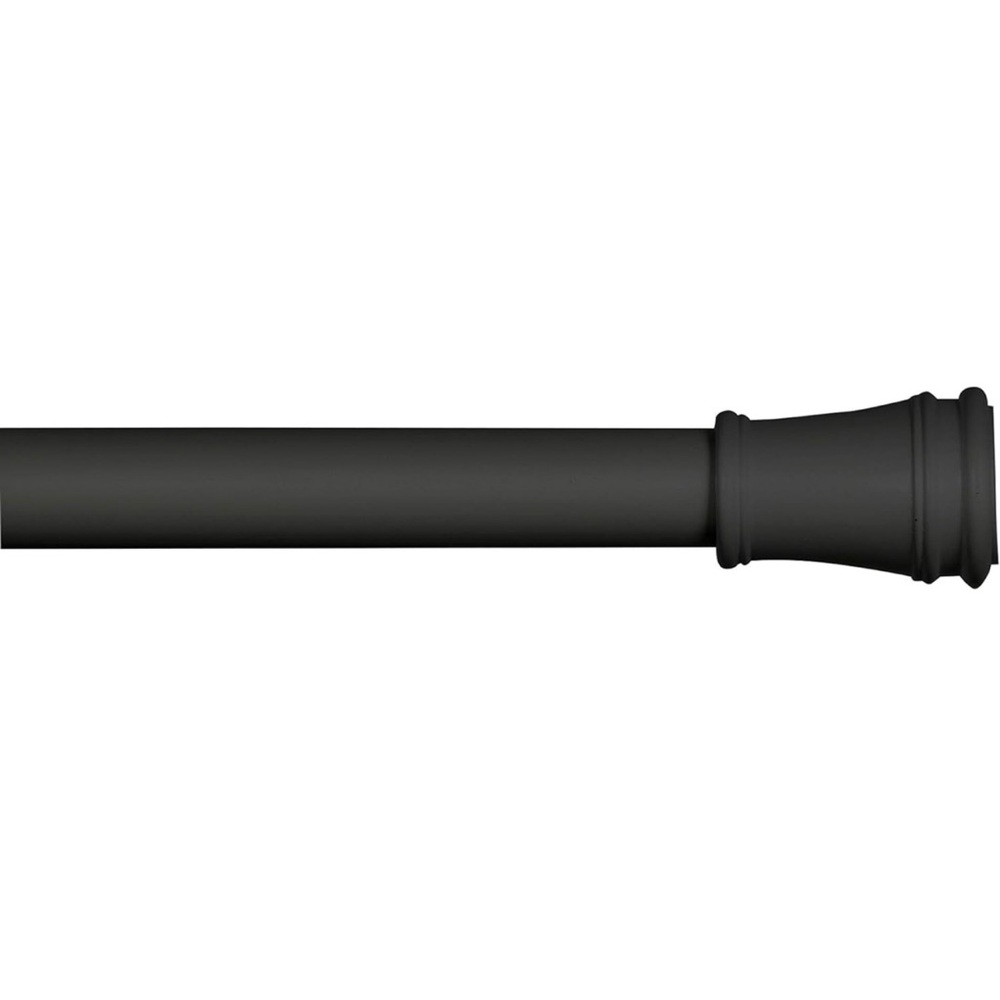 Tension Curtain Rod, 28-48" Adjustable Length, 5/8" Diameter